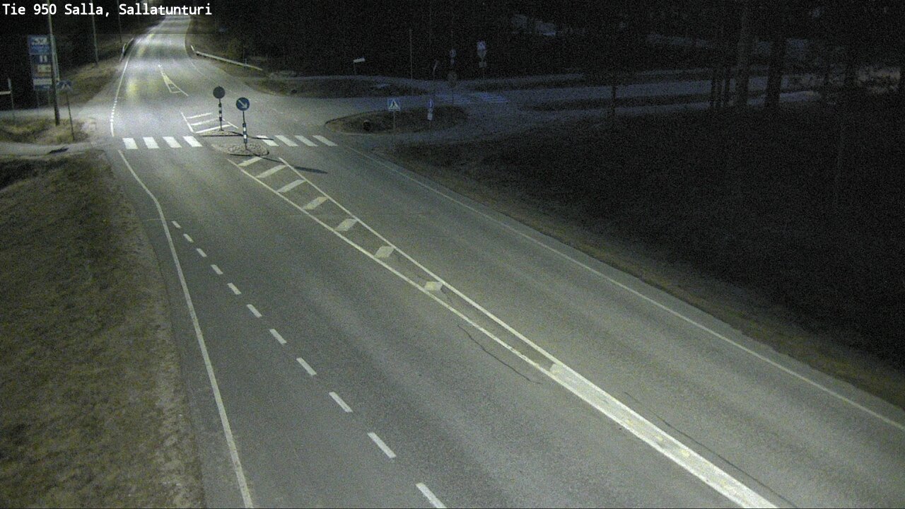 Weather Camera Image Väg 950 Salla, Sallatunturi, Salla, Lappi
