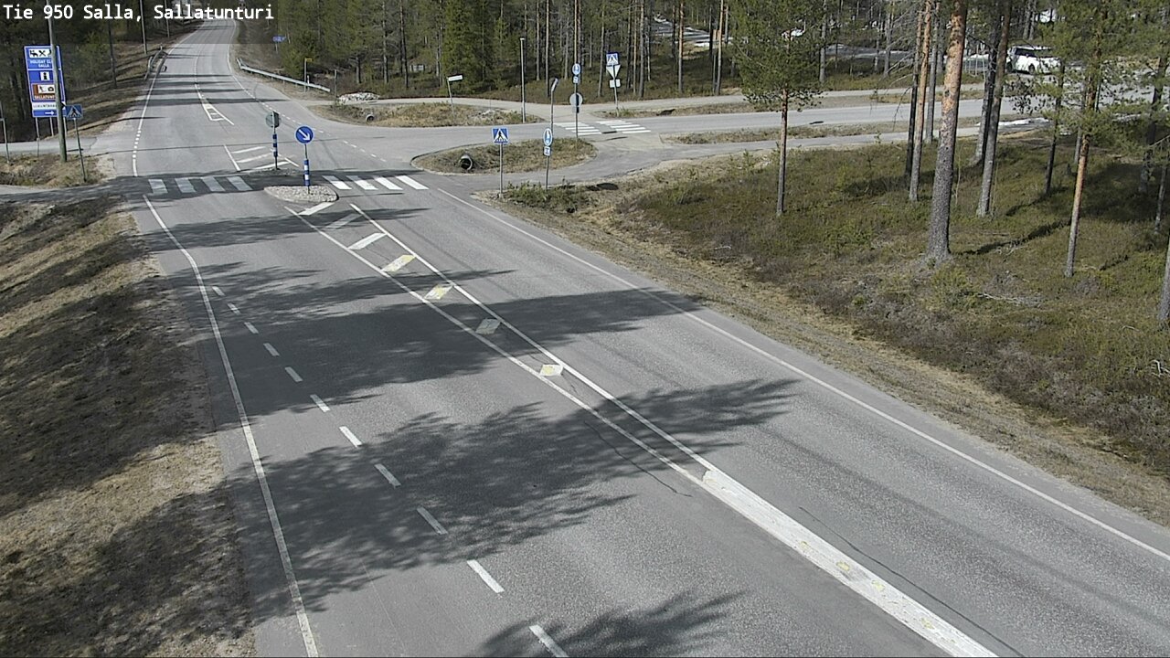 Weather Camera Image Väg 950 Salla, Sallatunturi, Salla, Lappi