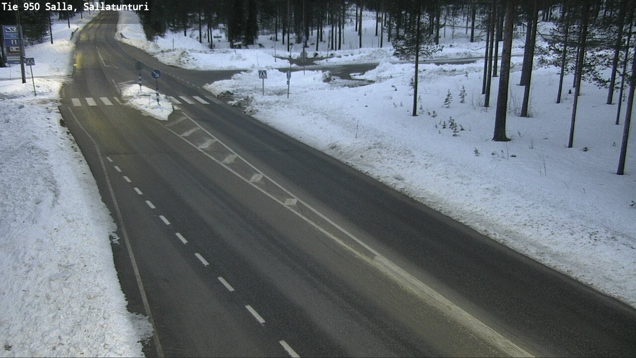 Kelikamerat Kuva Tie 950 Salla, Sallatunturi, Salla, Lappi