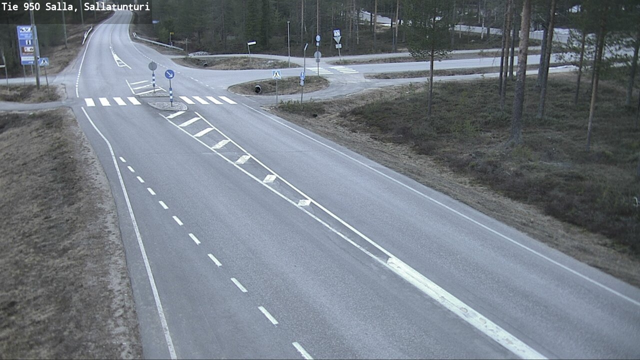 Weather Camera Image Road 950 Salla, Sallatunturi, Salla, Lappi