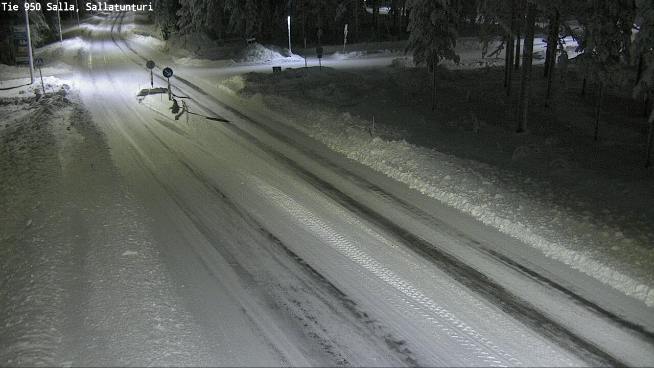 Kelikamerat Kuva Tie 950 Salla, Sallatunturi, Salla, Lappi