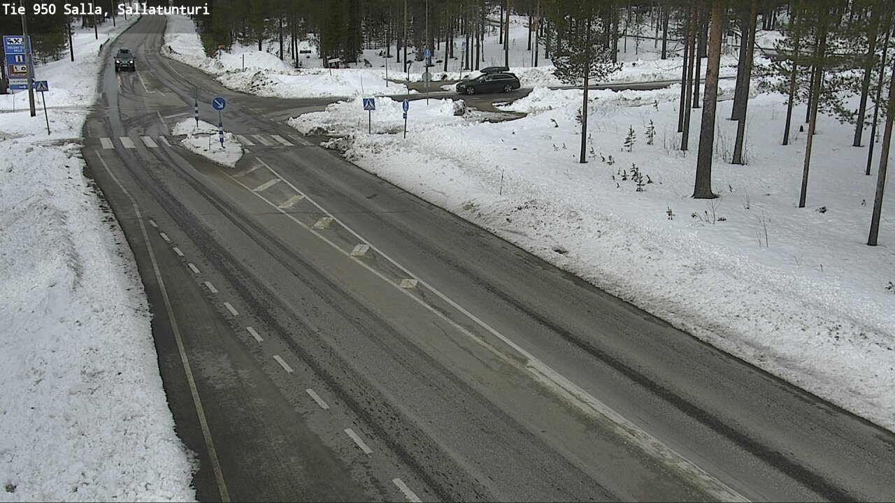 Weather Camera Image Väg 950 Salla, Sallatunturi, Salla, Lappi