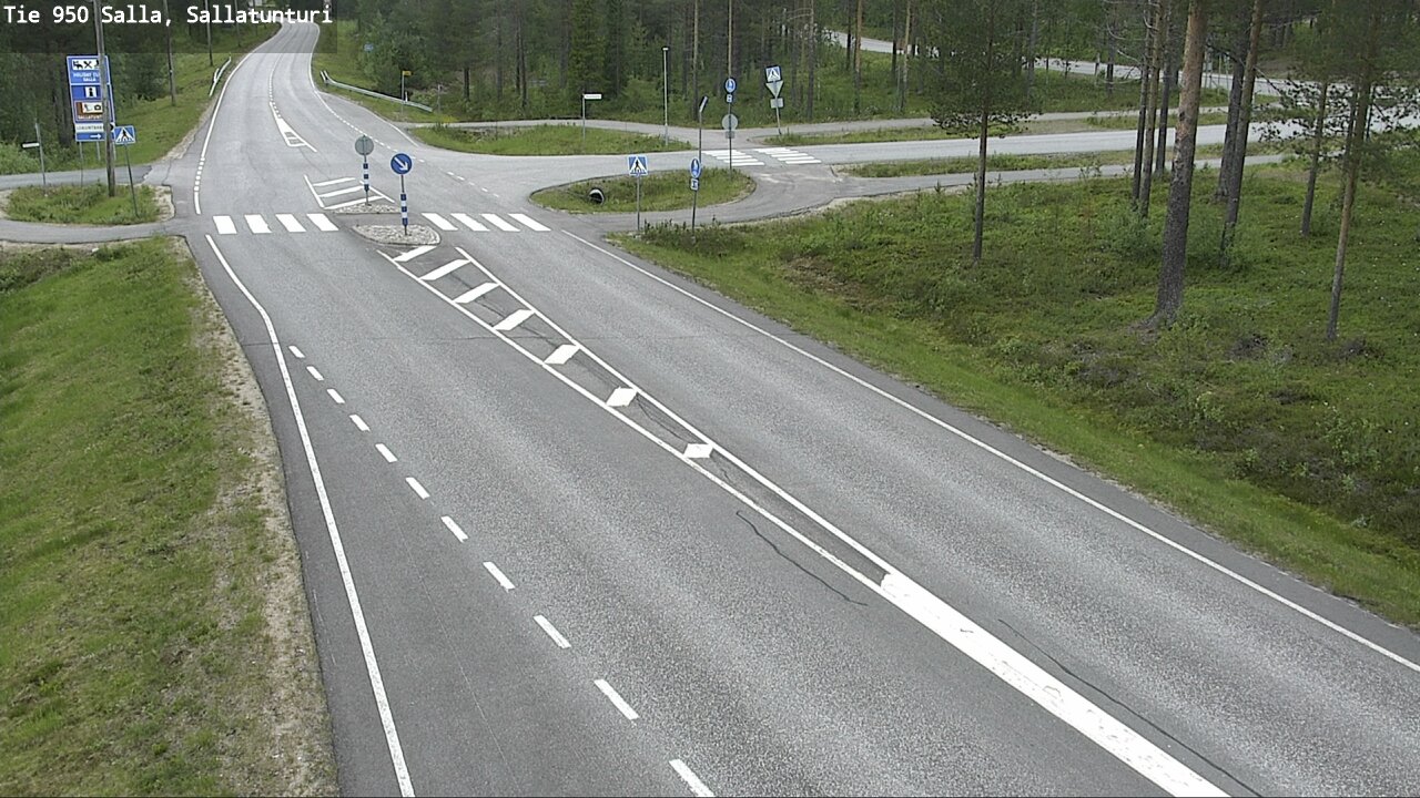Weather Camera Image Väg 950 Salla, Sallatunturi, Salla, Lappi