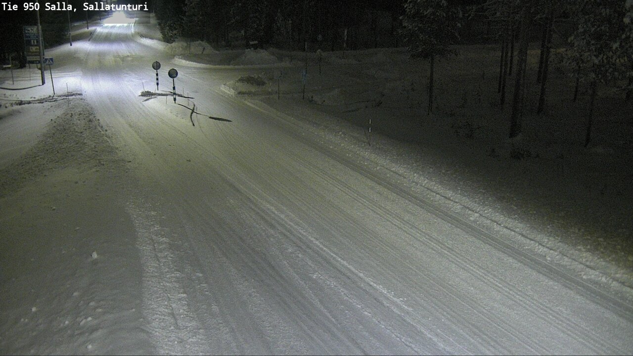 Weather Camera Image Road 950 Salla, Sallatunturi, Salla, Lappi