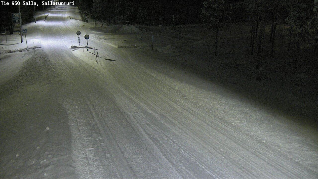 Weather Camera Image Road 950 Salla, Sallatunturi, Salla, Lappi