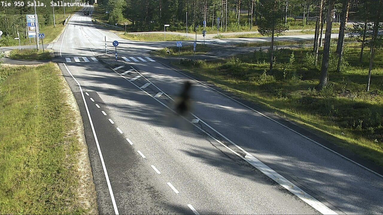 Weather Camera Image Väg 950 Salla, Sallatunturi, Salla, Lappi