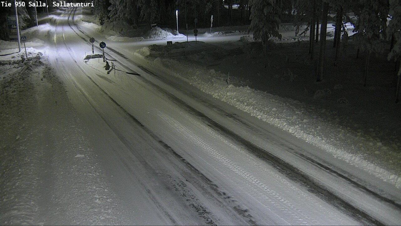 Kelikamerat Kuva Tie 950 Salla, Sallatunturi, Salla, Lappi