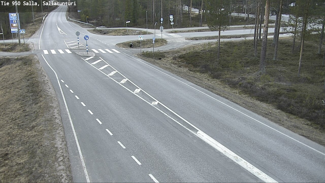 Weather Camera Image Road 950 Salla, Sallatunturi, Salla, Lappi