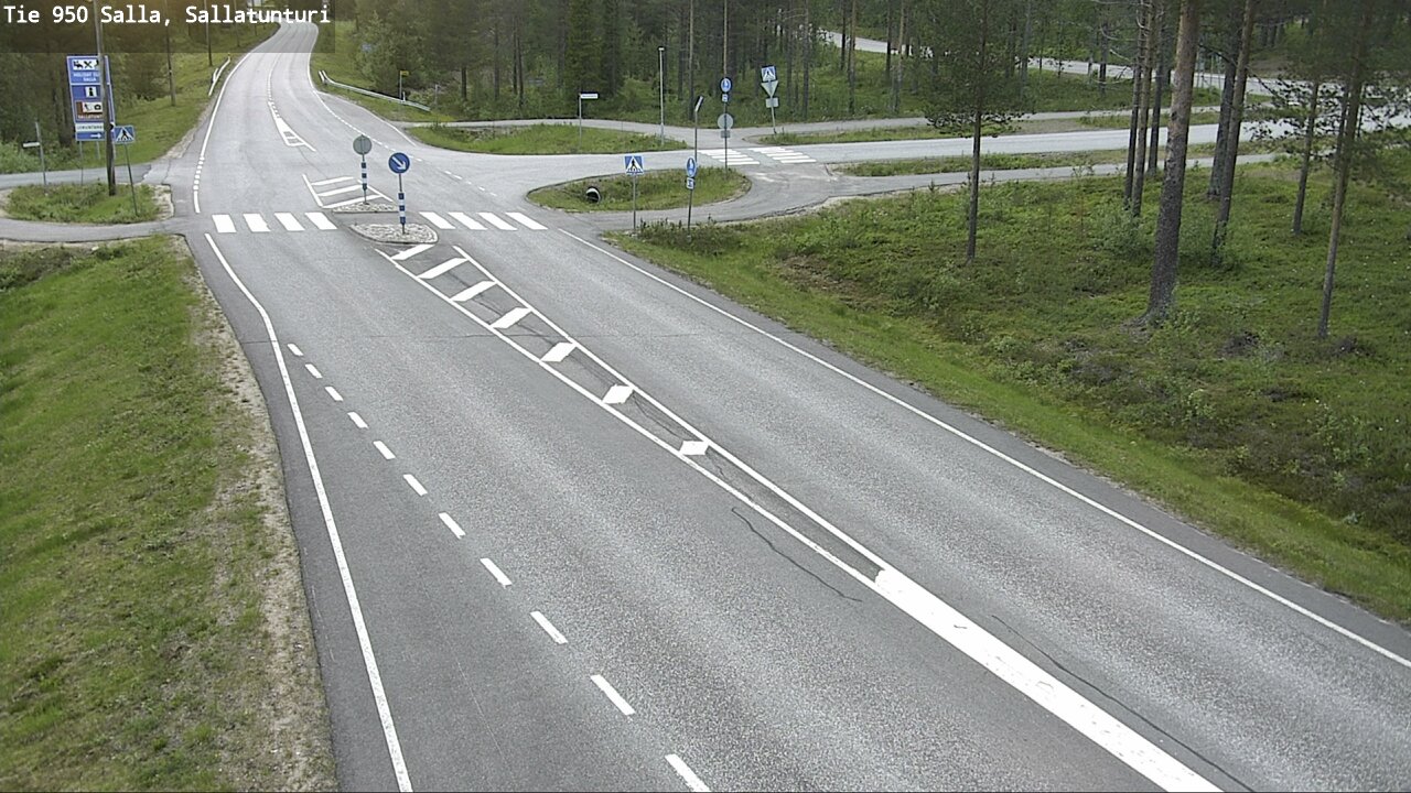 Weather Camera Image Väg 950 Salla, Sallatunturi, Salla, Lappi