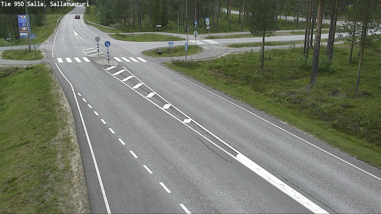 Weather Camera Image Väg 950 Salla, Sallatunturi, Salla, Lappi