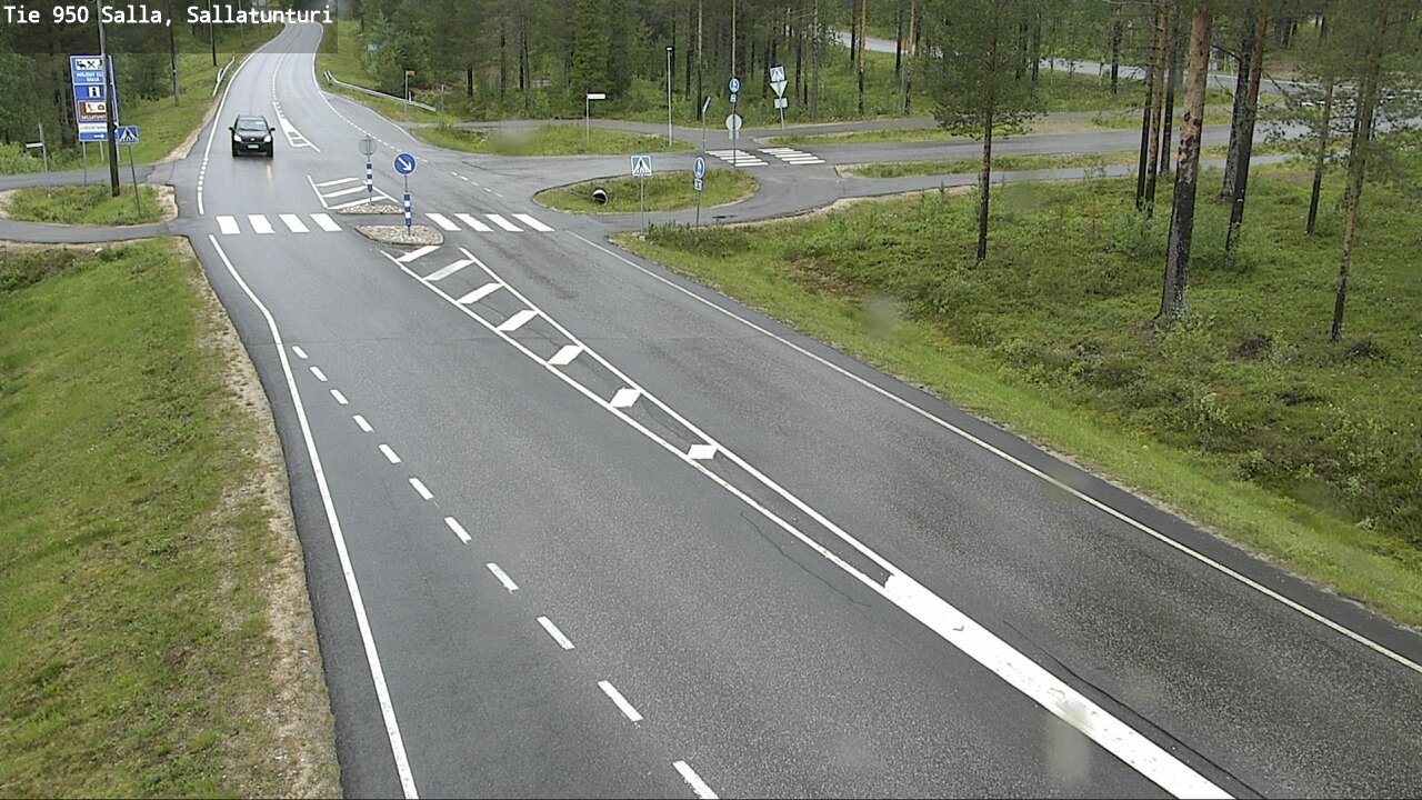 Weather Camera Image Väg 950 Salla, Sallatunturi, Salla, Lappi
