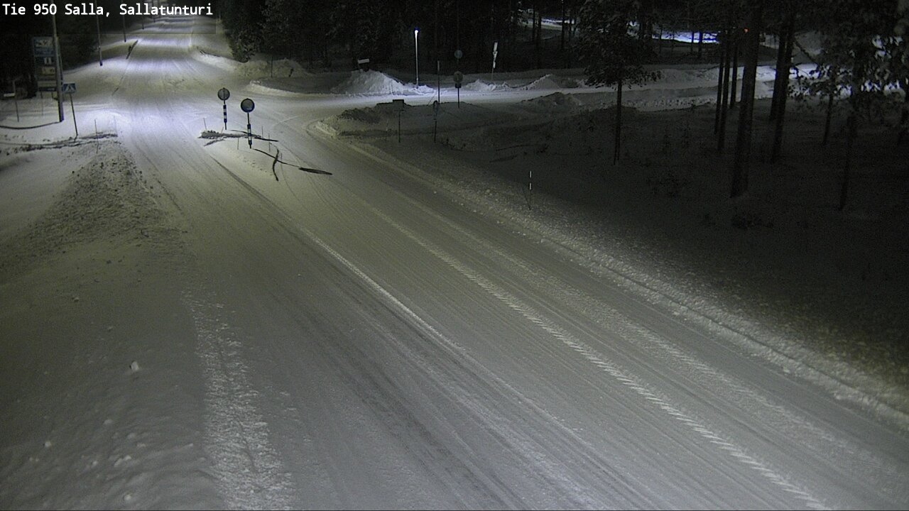 Weather Camera Image Road 950 Salla, Sallatunturi, Salla, Lappi