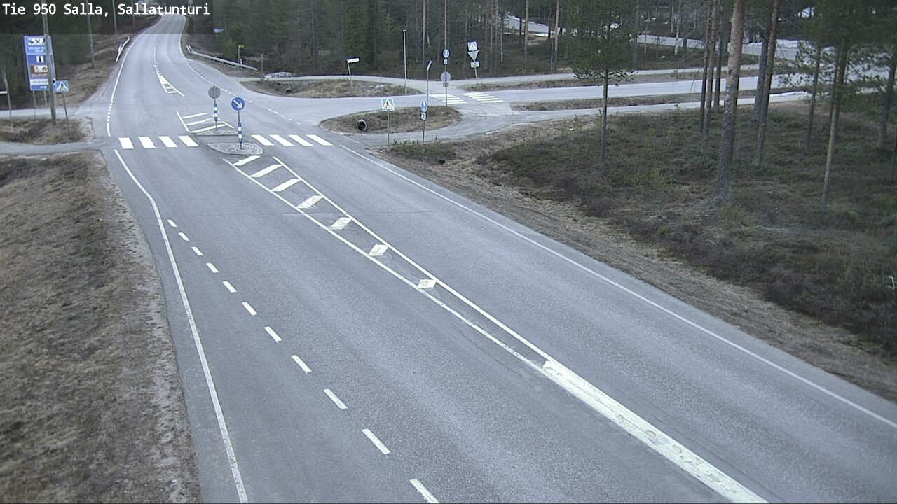 Weather Camera Image Road 950 Salla, Sallatunturi, Salla, Lappi