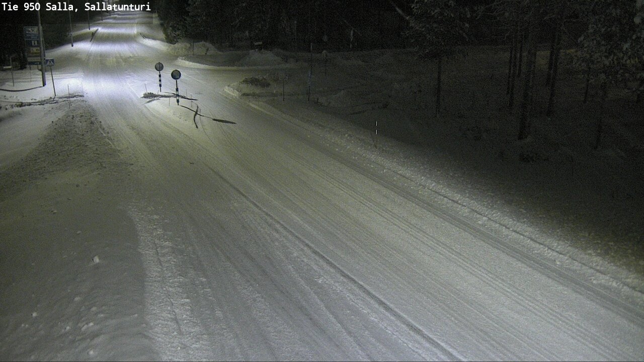 Weather Camera Image Road 950 Salla, Sallatunturi, Salla, Lappi