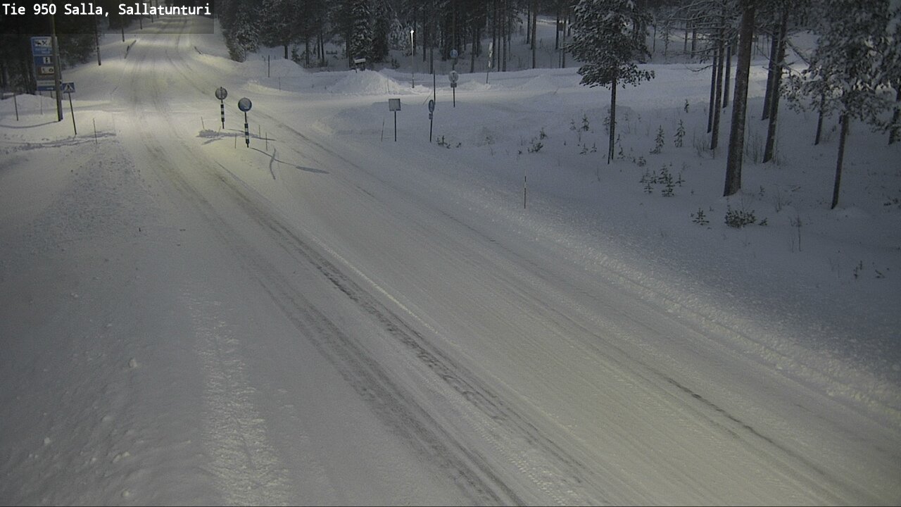 Weather Camera Image Road 950 Salla, Sallatunturi, Salla, Lappi