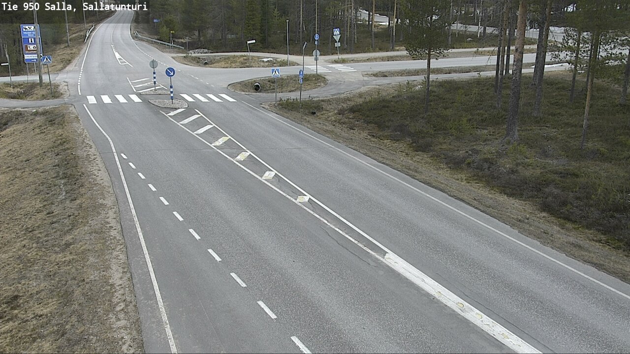 Weather Camera Image Väg 950 Salla, Sallatunturi, Salla, Lappi
