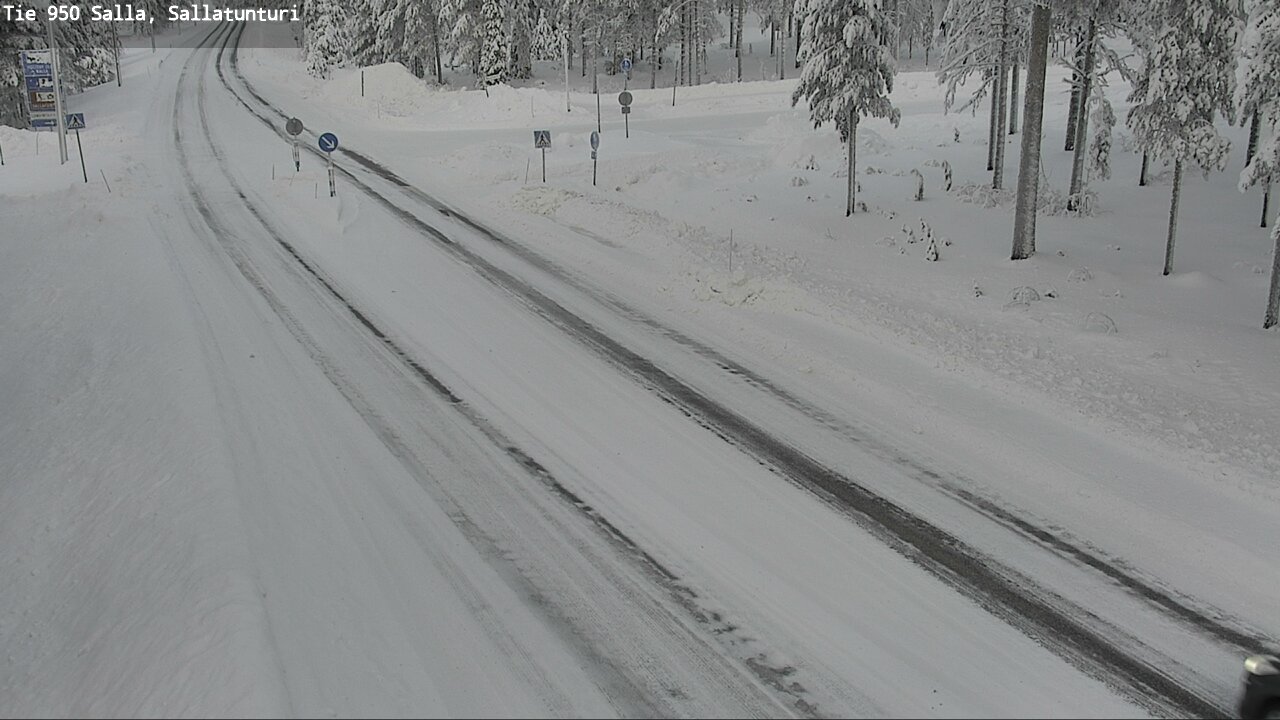 Kelikamerat Kuva Tie 950 Salla, Sallatunturi, Salla, Lappi