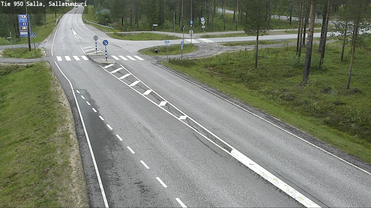 Weather Camera Image Väg 950 Salla, Sallatunturi, Salla, Lappi