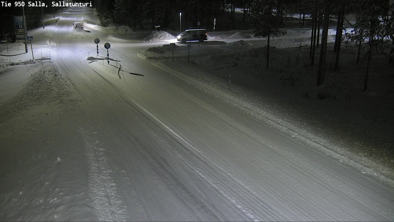 Weather Camera Image Road 950 Salla, Sallatunturi, Salla, Lappi