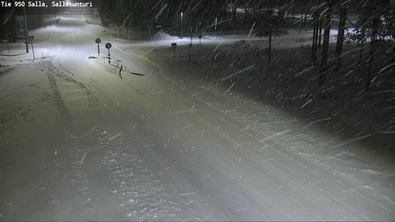 Weather Camera Image Road 950 Salla, Sallatunturi, Salla, Lappi