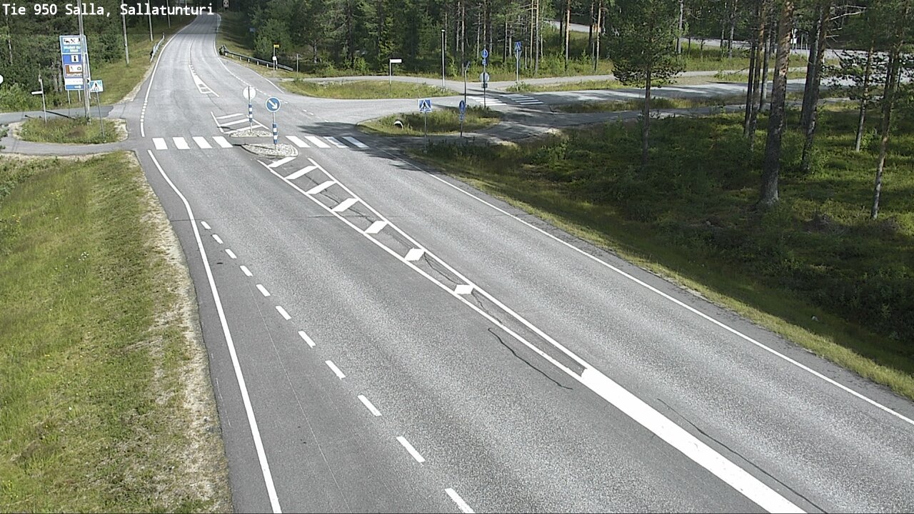 Weather Camera Image Väg 950 Salla, Sallatunturi, Salla, Lappi