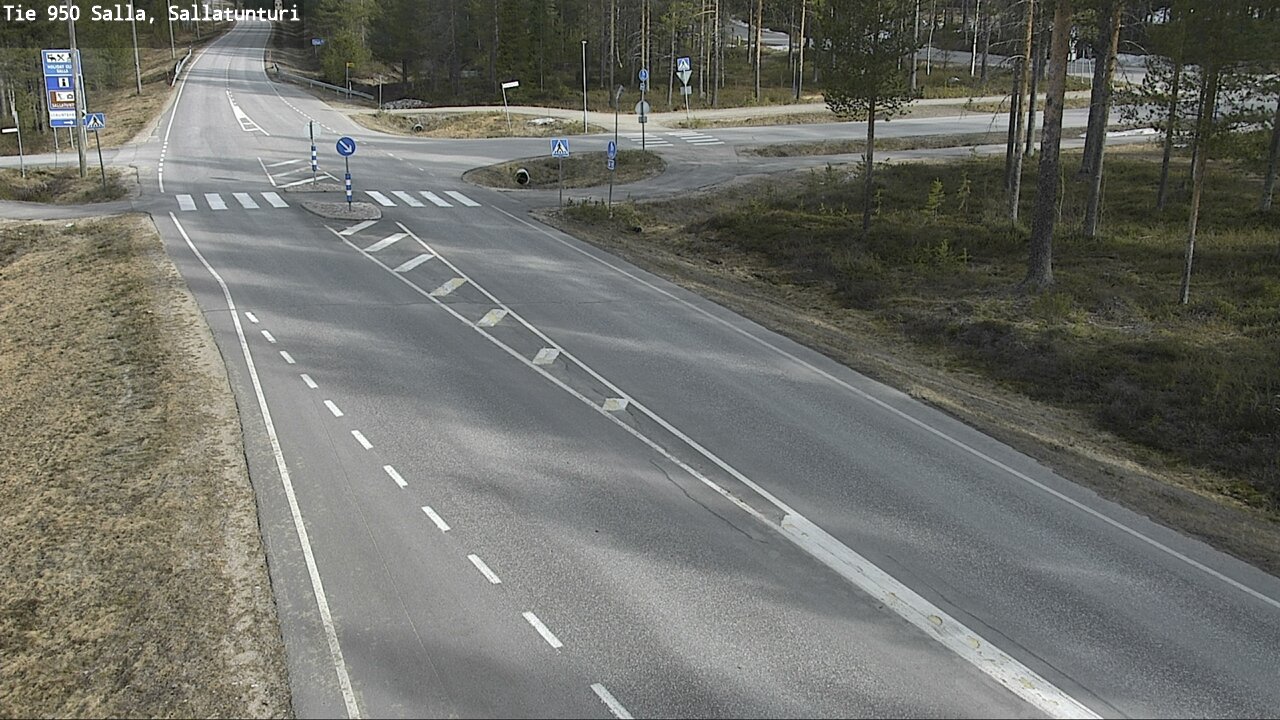 Weather Camera Image Väg 950 Salla, Sallatunturi, Salla, Lappi