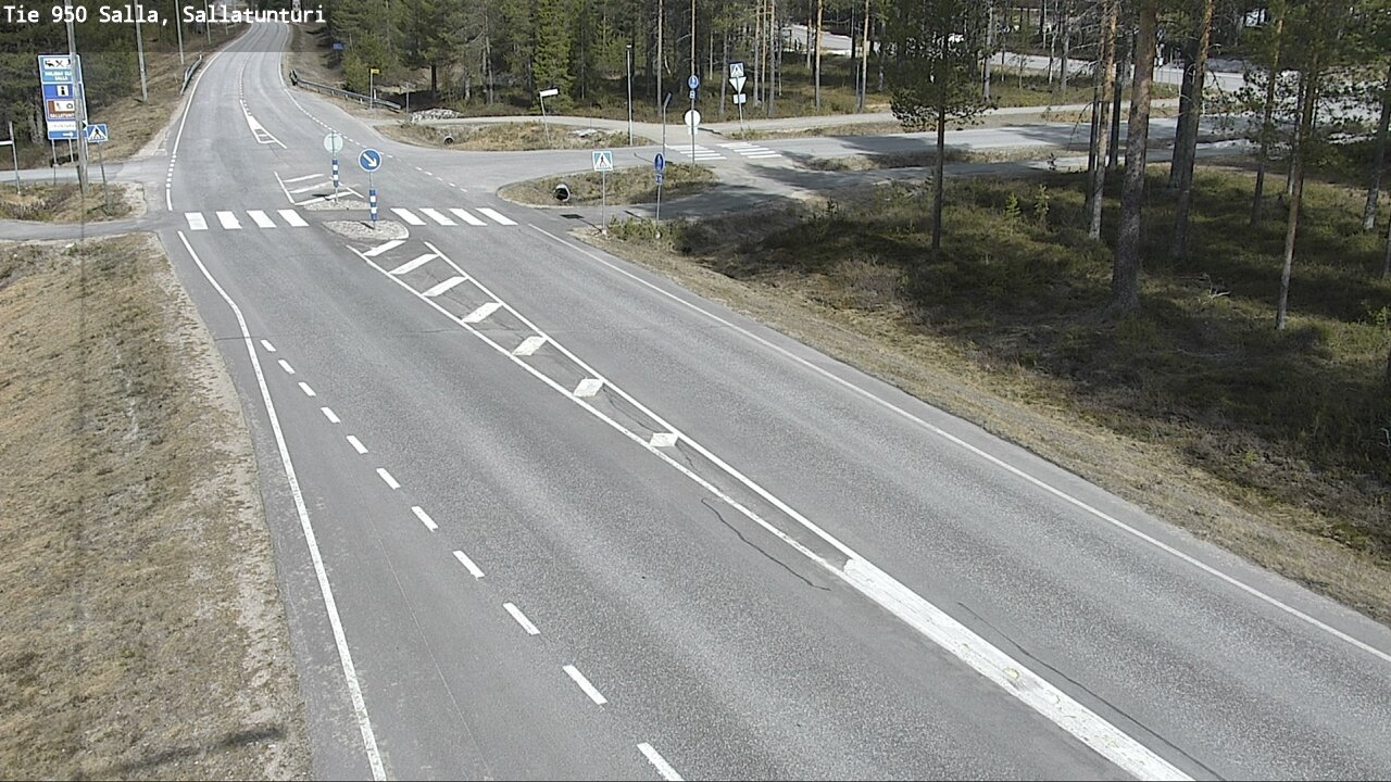 Weather Camera Image Väg 950 Salla, Sallatunturi, Salla, Lappi