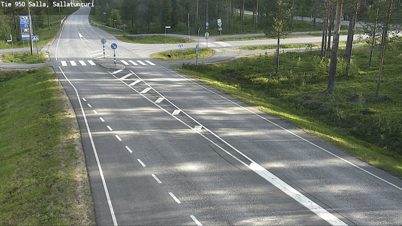 Weather Camera Image Väg 950 Salla, Sallatunturi, Salla, Lappi