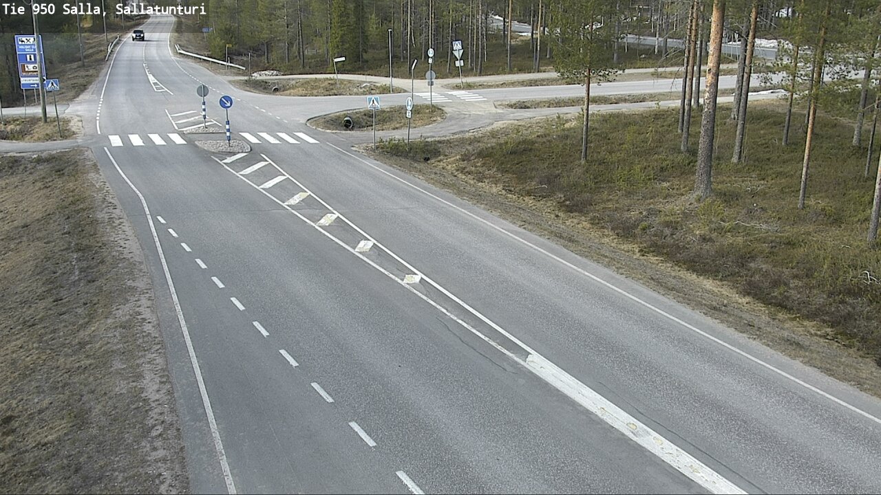 Weather Camera Image Väg 950 Salla, Sallatunturi, Salla, Lappi