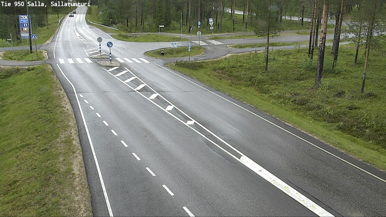 Weather Camera Image Väg 950 Salla, Sallatunturi, Salla, Lappi