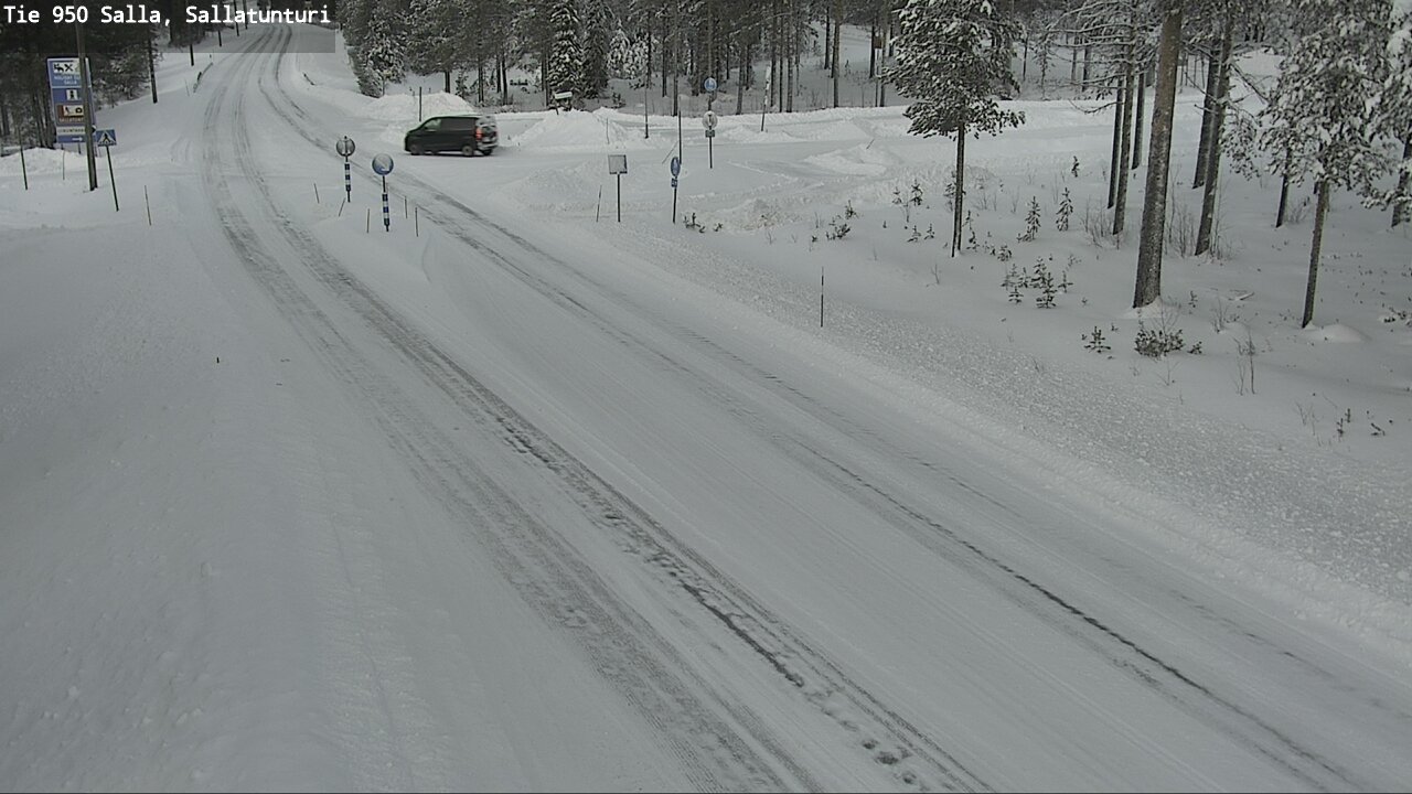 Weather Camera Image Road 950 Salla, Sallatunturi, Salla, Lappi