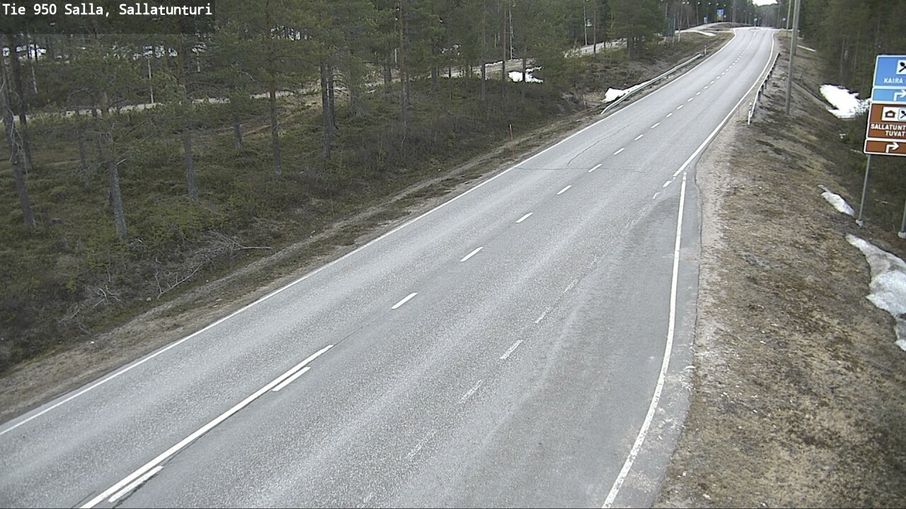 Kelikamerat Kuva Tie 950 Salla, Sallatunturi, Salla, Lappi