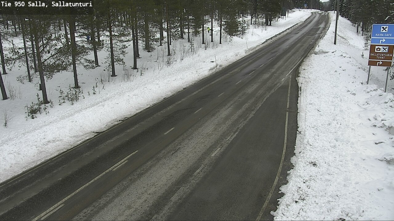 Weather Camera Image Road 950 Salla, Sallatunturi, Salla, Lappi
