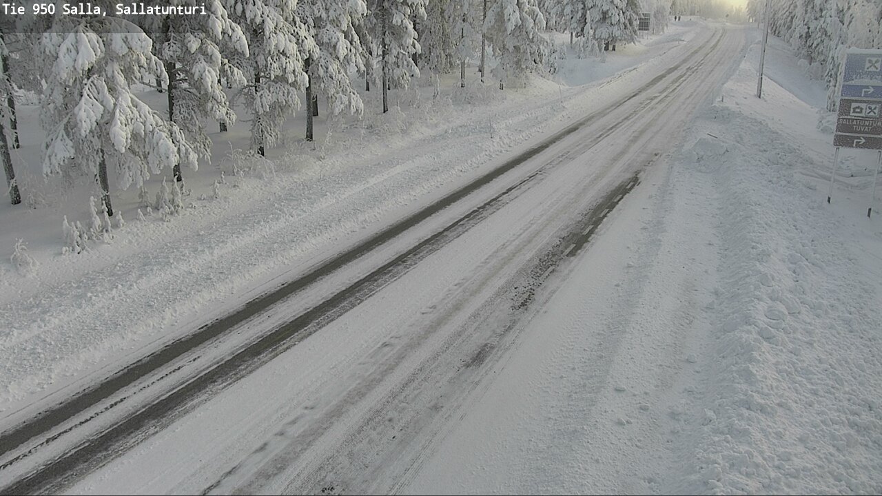 Kelikamerat Kuva Tie 950 Salla, Sallatunturi, Salla, Lappi