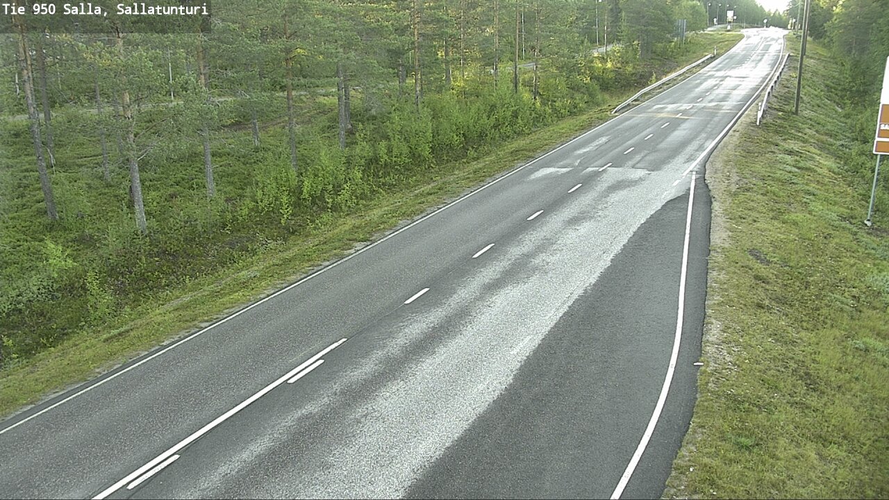 Weather Camera Image Road 950 Salla, Sallatunturi, Salla, Lappi