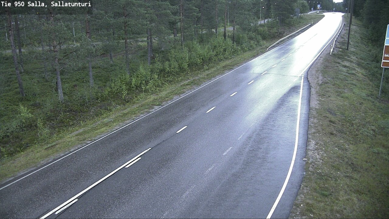 Weather Camera Image Road 950 Salla, Sallatunturi, Salla, Lappi