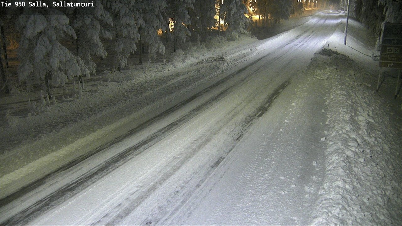 Kelikamerat Kuva Tie 950 Salla, Sallatunturi, Salla, Lappi