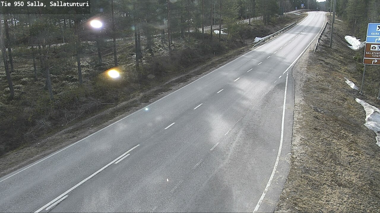 Kelikamerat Kuva Tie 950 Salla, Sallatunturi, Salla, Lappi