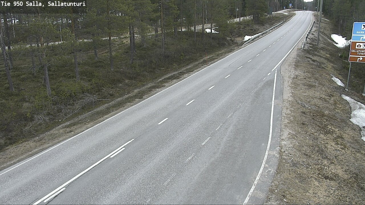 Kelikamerat Kuva Tie 950 Salla, Sallatunturi, Salla, Lappi