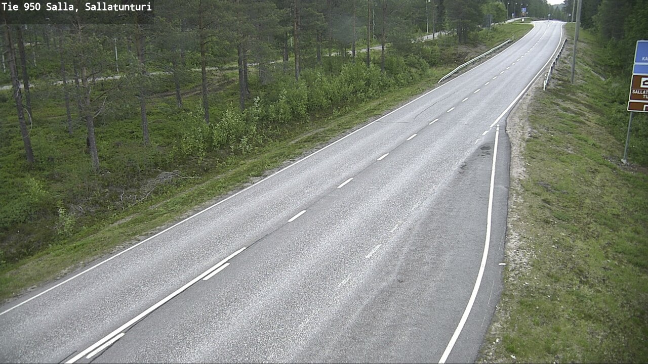 Kelikamerat Kuva Tie 950 Salla, Sallatunturi, Salla, Lappi