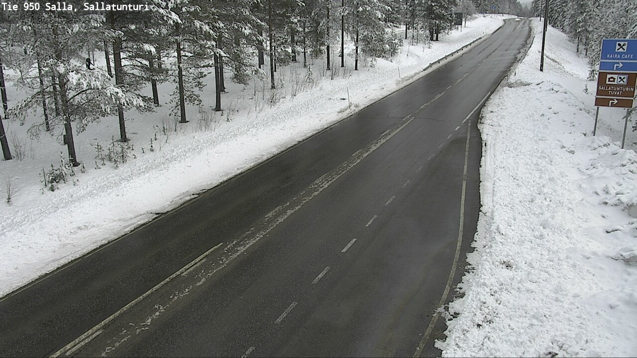 Kelikamerat Kuva Tie 950 Salla, Sallatunturi, Salla, Lappi