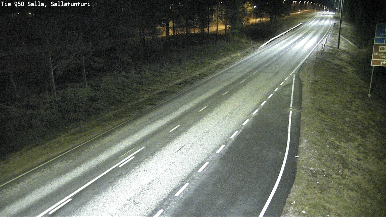 Kelikamerat Kuva Tie 950 Salla, Sallatunturi, Salla, Lappi