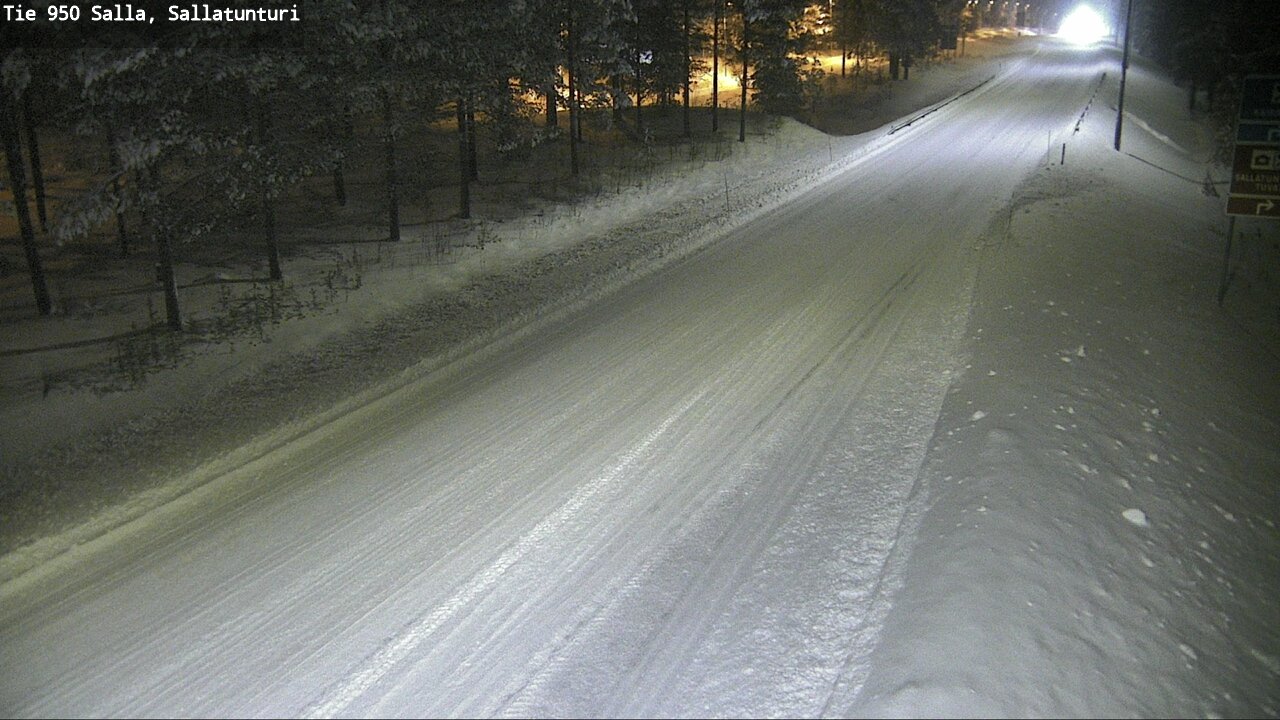 Weather Camera Image Road 950 Salla, Sallatunturi, Salla, Lappi