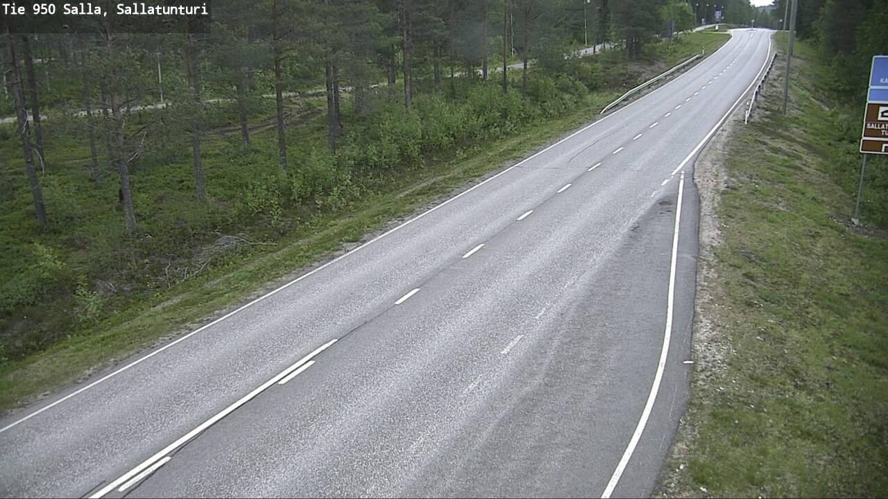 Kelikamerat Kuva Tie 950 Salla, Sallatunturi, Salla, Lappi