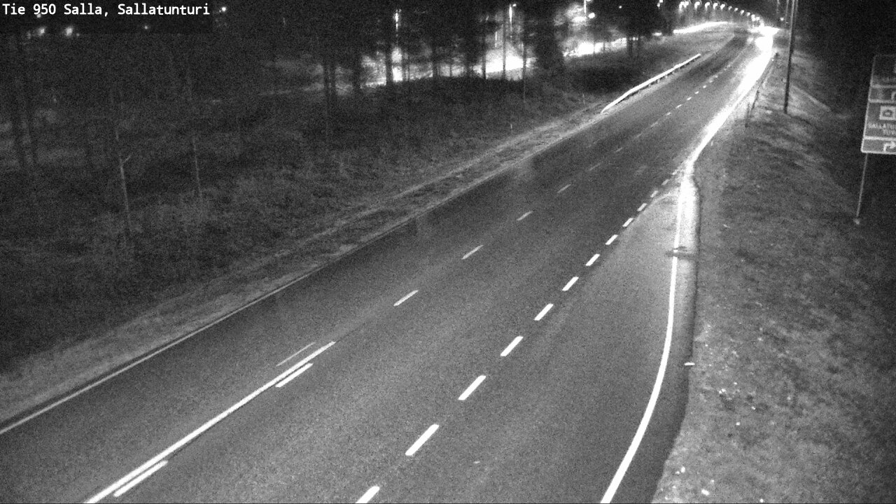 Kelikamerat Kuva Tie 950 Salla, Sallatunturi, Salla, Lappi