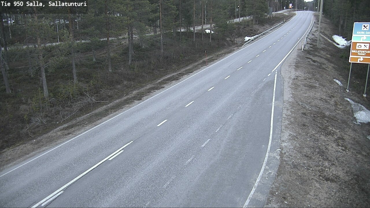 Kelikamerat Kuva Tie 950 Salla, Sallatunturi, Salla, Lappi