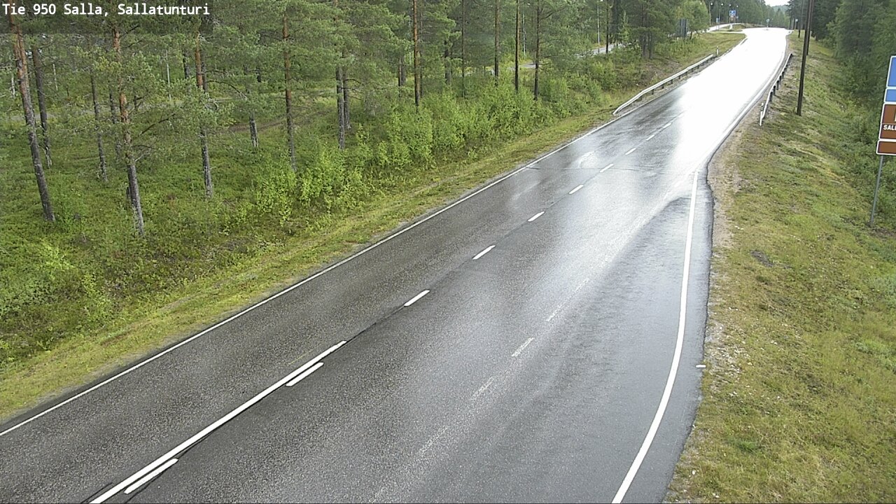 Weather Camera Image Road 950 Salla, Sallatunturi, Salla, Lappi
