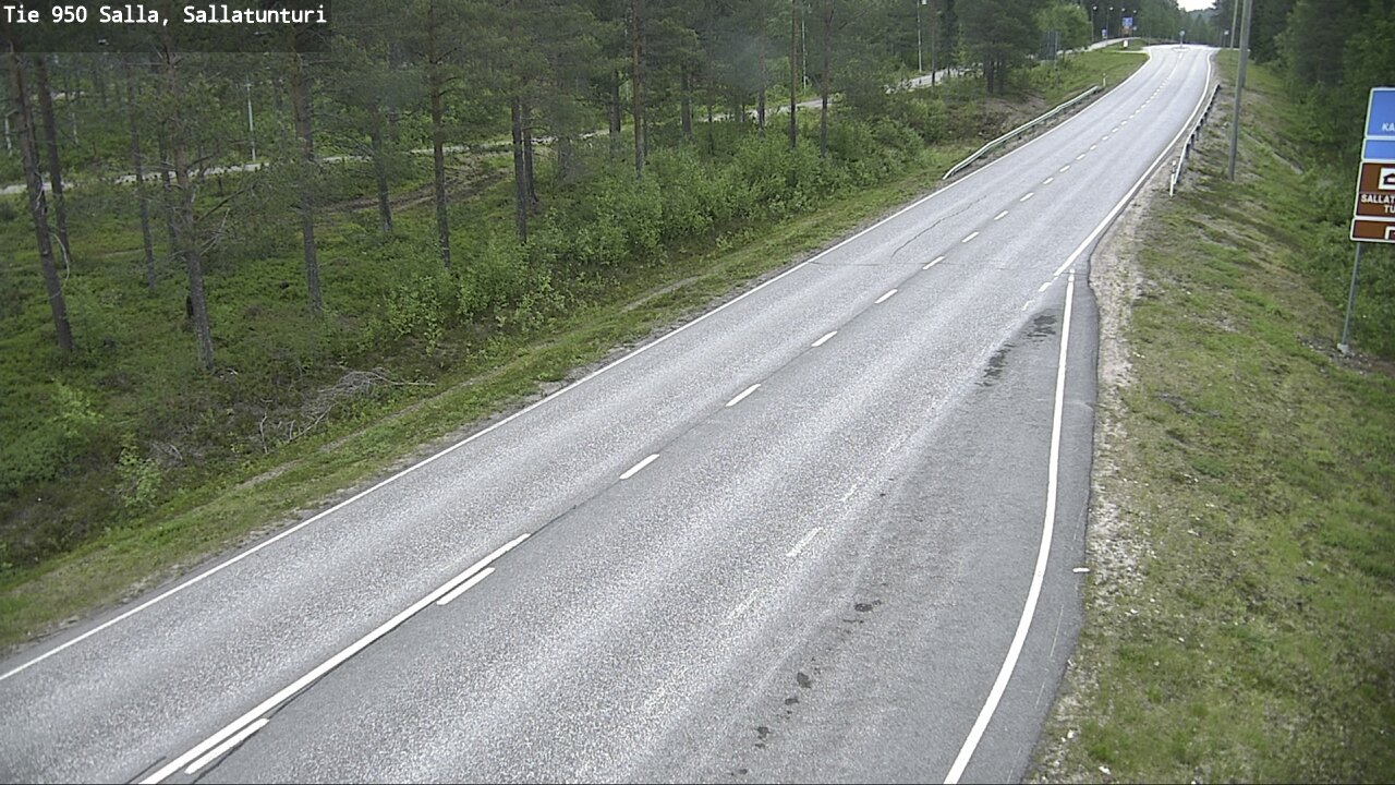 Kelikamerat Kuva Tie 950 Salla, Sallatunturi, Salla, Lappi