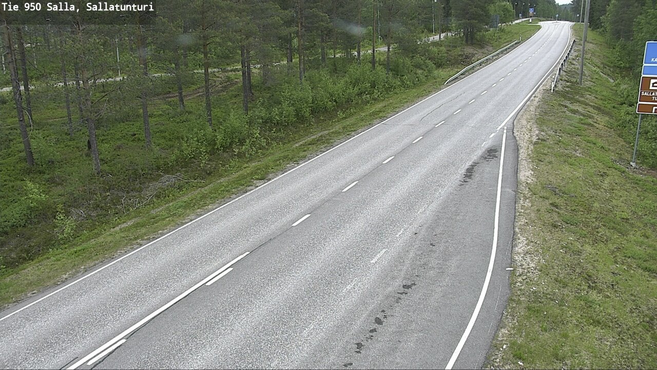 Kelikamerat Kuva Tie 950 Salla, Sallatunturi, Salla, Lappi