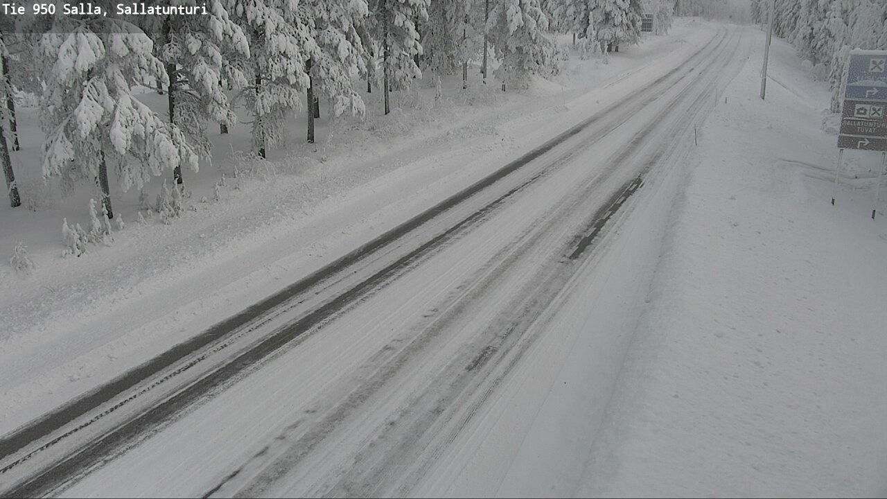 Kelikamerat Kuva Tie 950 Salla, Sallatunturi, Salla, Lappi